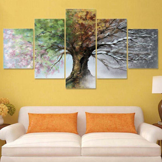 Fashion High-definition Living Tree Painting Inkjet Decoration