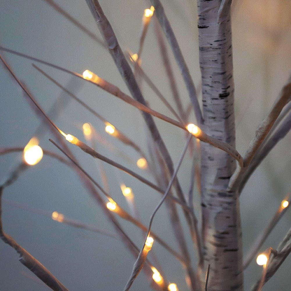 Birch tree decoration lights