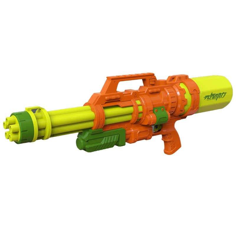 Water Gun Large Capacity Gatling Water Spray Pull Water Gun Toy