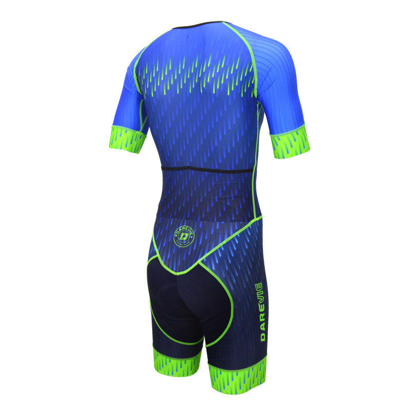 Boys Slim racing bike short-sleeved jumpsuit