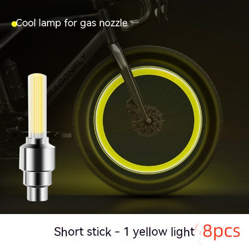 Neon Lights Tyre Wheel Valve Cap Light LED Car Tire Valve Caps Air Cover Tire Rim Valve Wheel Stem Cap Bike Light - Online Shop AU.com