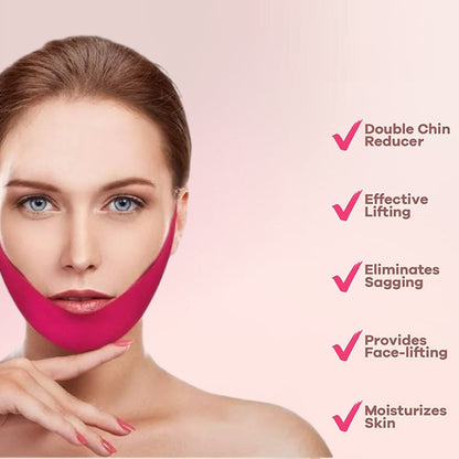 Ear Hanging V-face Lifting And Tightening Masseter Double Chin Hydrogel Facial Mask