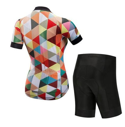 Professional Jersey Short Sleeve Strap Set Summer Bike Mountain Bike Jersey Wear Moisture Perspiration