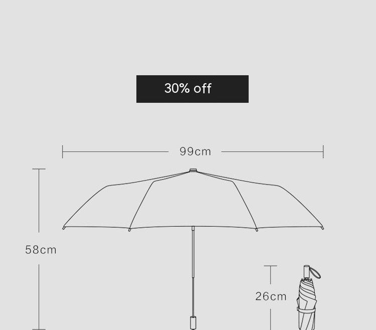 Automatic Umbrella Automatic Shrink Boys Simple