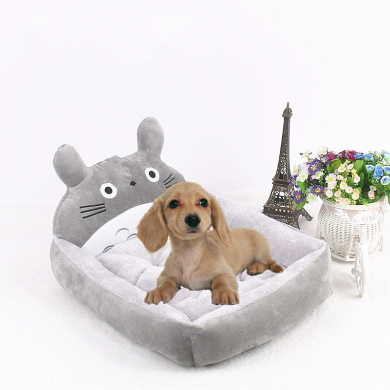 Puppy Cat Bed Sofa Washable Cartoon Pet Beds For Small Dogs CatsPets Products Accessories