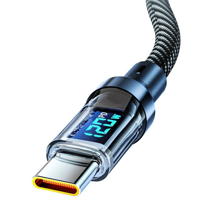 Type C Fully Compatible With Digital Display Super Fast Charge Data Cable