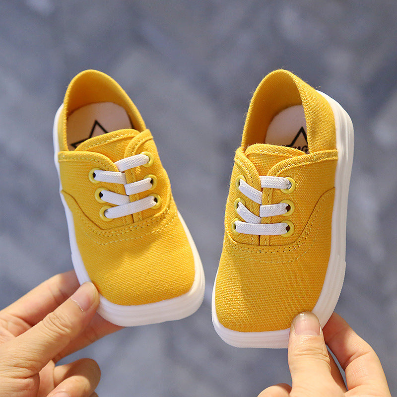 Canvas Shoes Board Shoes Boys Baby White Shoes