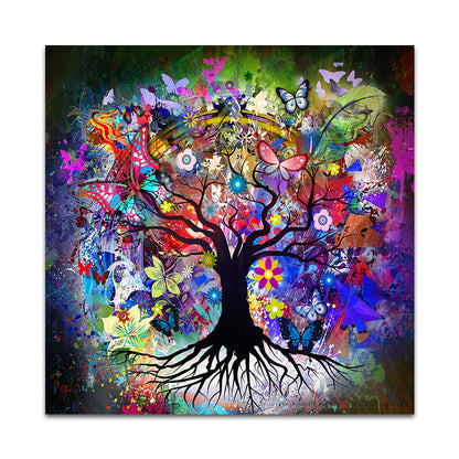 Tree Of Life Fast Decoration Frameless Painting