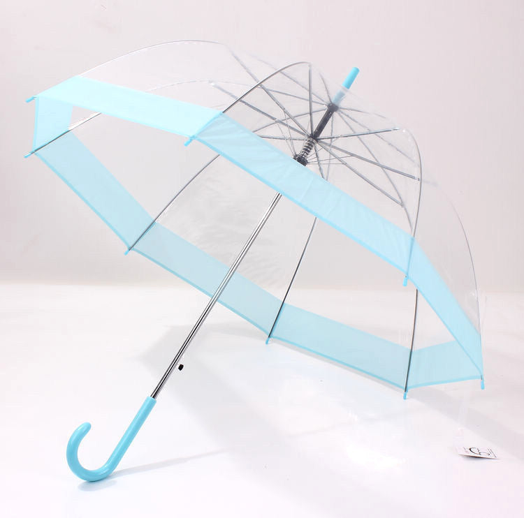 Transparent Umbrella Princess Arch Reinforced Long Handle Umbrella