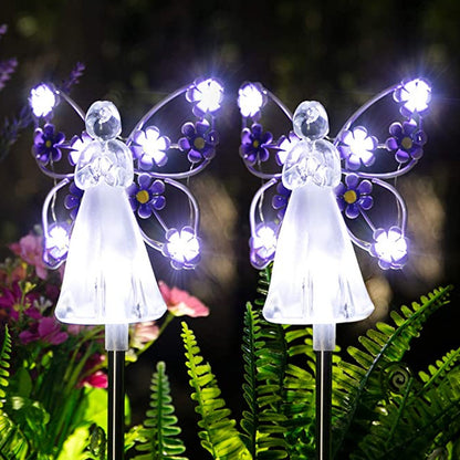 Solar Angel Garden Lights Outdoor Decoration