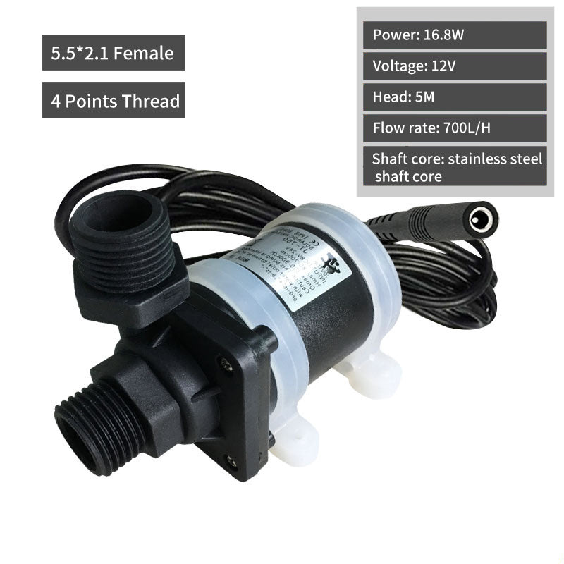 Threaded Solar Water Heater Floor Heating Booster DC Water Pump