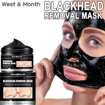 Bamboo Charcoal Blackhead Suction Mask Cleaning Tear And Pull Nose Mask Blackhead Suction Acne