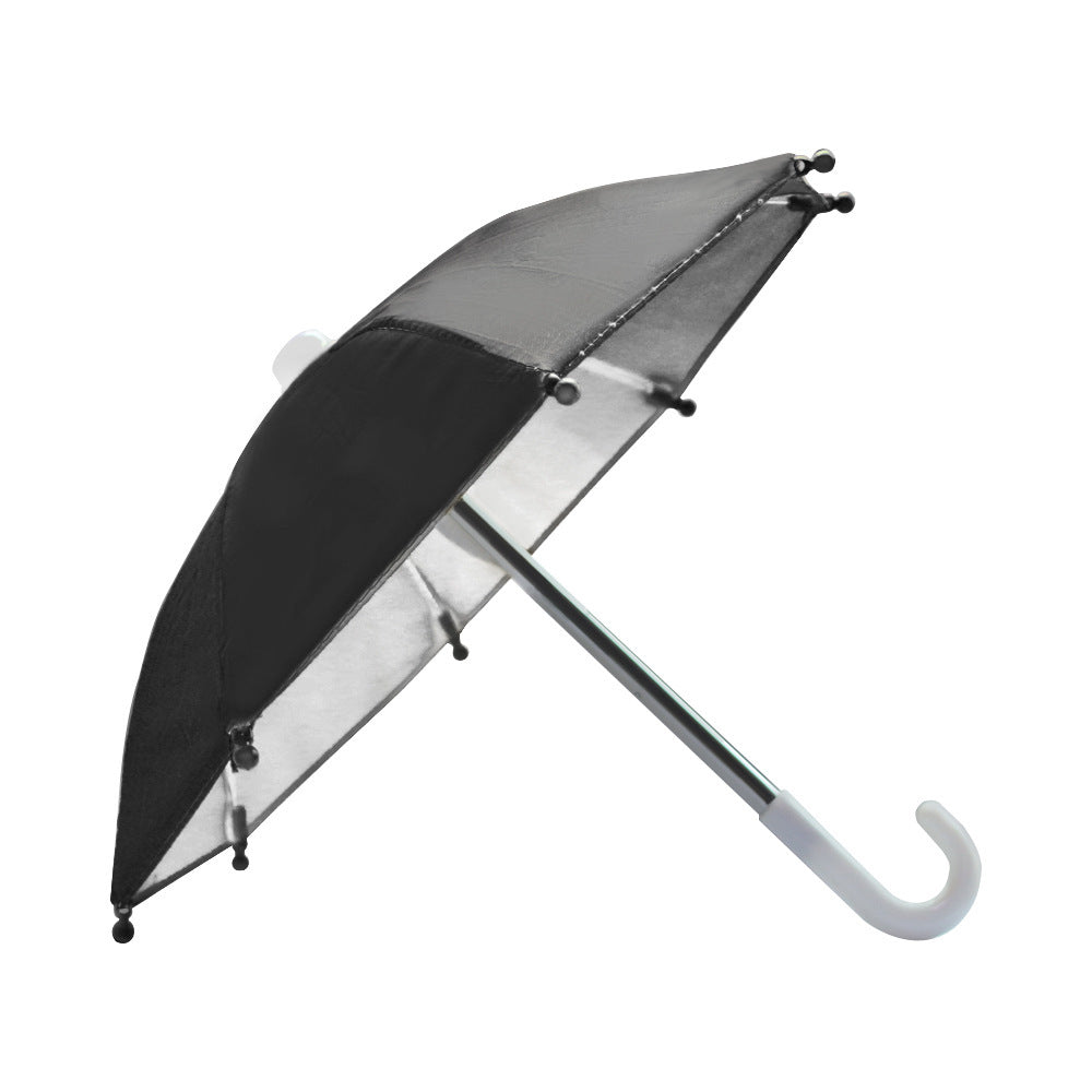 Mobile Phone Holder Locomotive Umbrella Waterproof Portable Mini Parasol Alloy Sun Shade Bicycle Umbrella For Riding