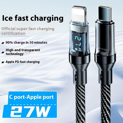 Type C Fully Compatible With Digital Display Super Fast Charge Data Cable