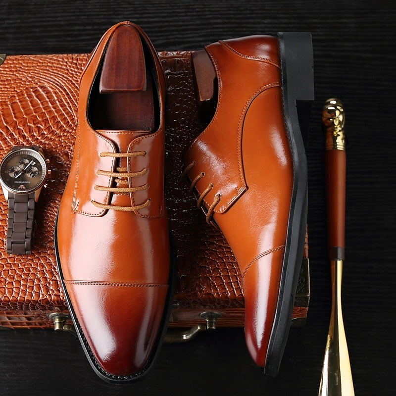 Men's Shoes Business Leather Shoes England