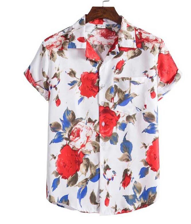 Men's Short Sleeve Floral Shirt Beach Shirt - Online Shop AU.com