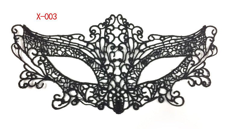 Mask Series black lace mask