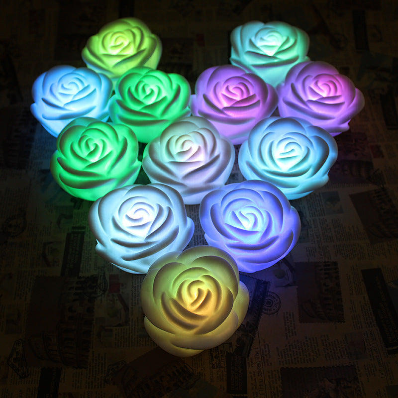 Birthday Party Supplies Creative Christmas Decoration Rose Lights