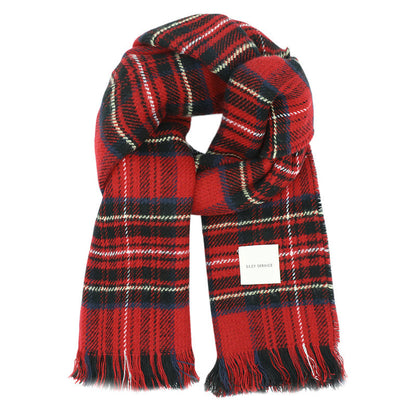 Women's Plaid Scarf Winter