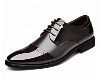 Autumn men's leather shoes business dress shoes men's belt fashion shoes men's shoes