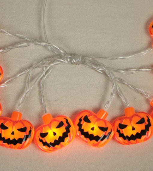 Halloween Ghost Festival Atmosphere Festival LED Pumpkin Bat Decorative Lights