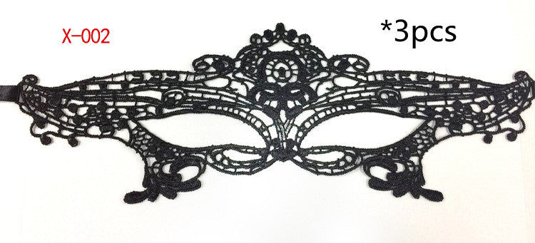 Mask Series black lace mask