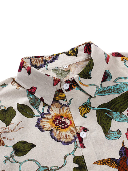 Men's Short Sleeve Floral Shirt Beach Shirt - Online Shop AU.com