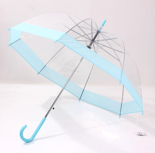 Transparent Umbrella Princess Arch Reinforced Long Handle Umbrella