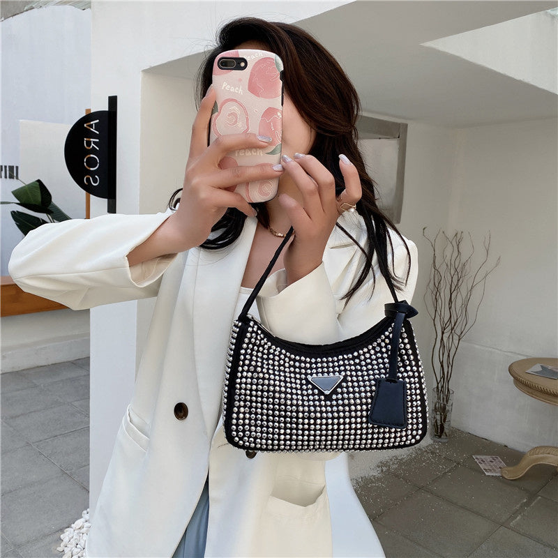 Square Bag Shoulder Bag Texture Messenger Bag Handbag - Online Shop AU.com