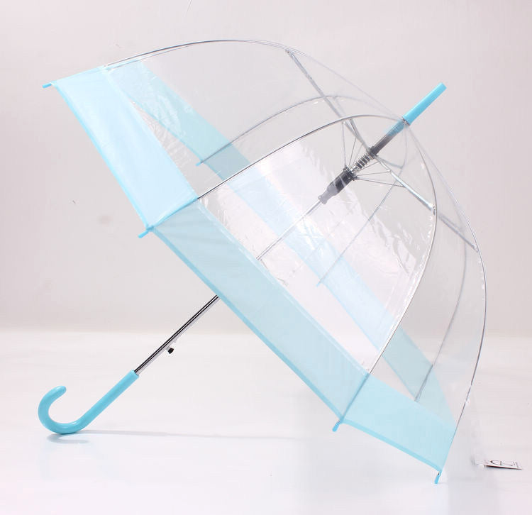 Transparent Umbrella Princess Arch Reinforced Long Handle Umbrella