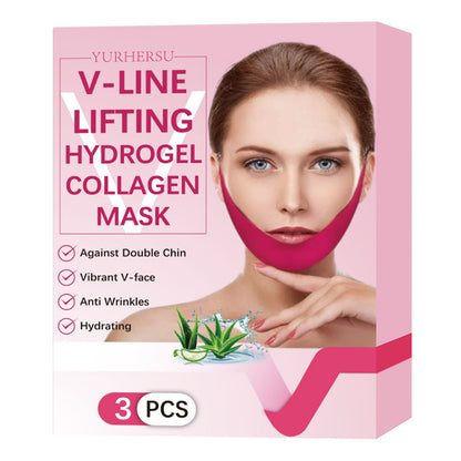 Ear Hanging V-face Lifting And Tightening Masseter Double Chin Hydrogel Facial Mask