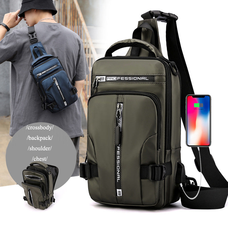 Cross body Bags Men Multi-functional Backpack Shoulder Chest Bags - Online Shop AU.com