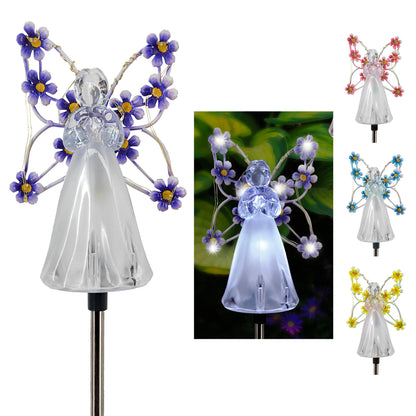 Solar Angel Garden Lights Outdoor Decoration