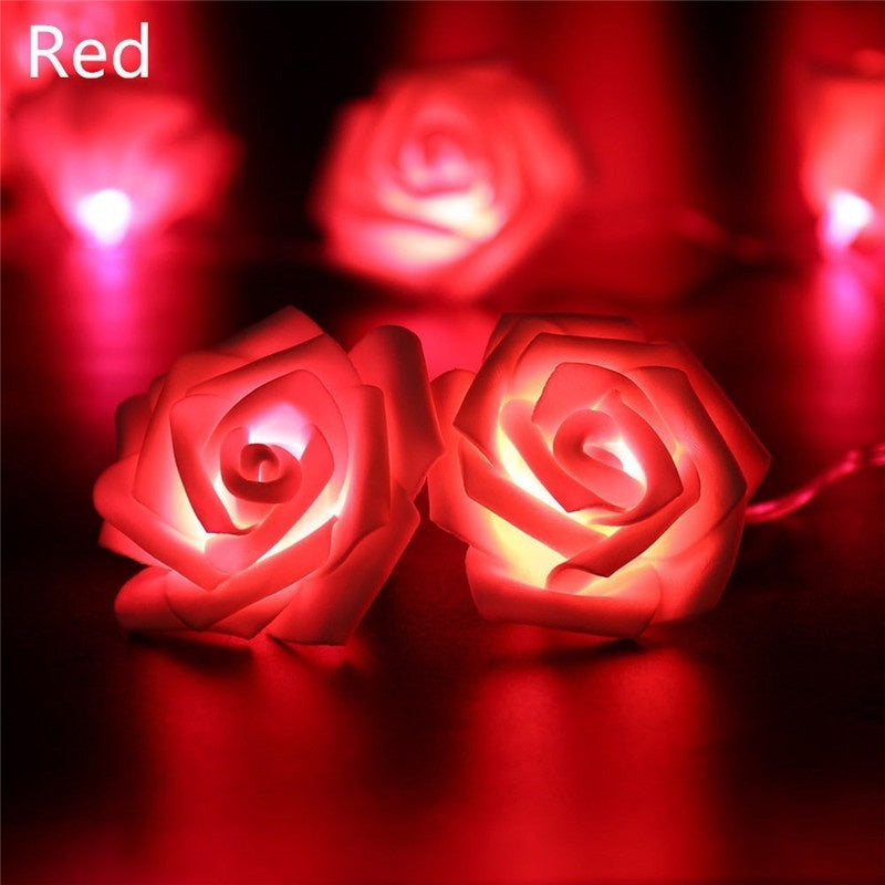 Lights Battery Powered Romantic Floral Lamp Wedding Valentines Day