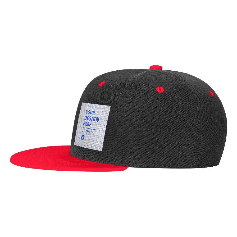 Children's Flat Brim Contrast Hip Hop Hat