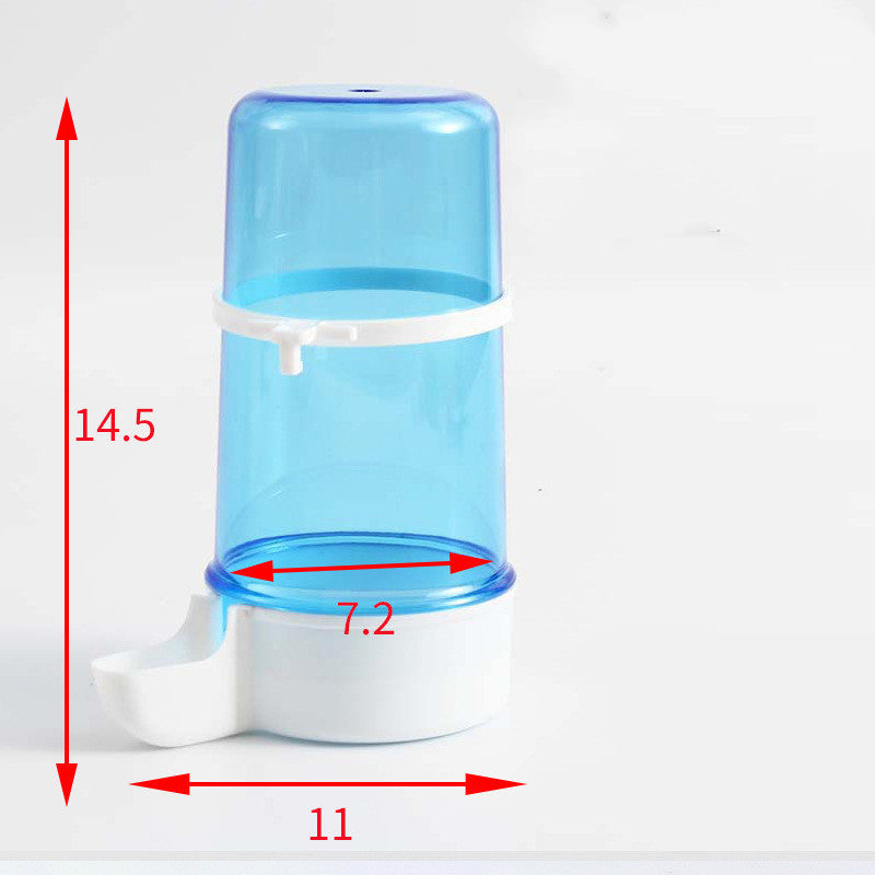 Bird Feeder Convenient Edible Bird Water Pipe PP Edible Blue Water Food