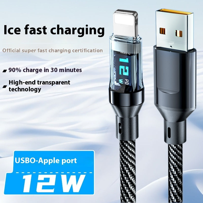 Type C Fully Compatible With Digital Display Super Fast Charge Data Cable