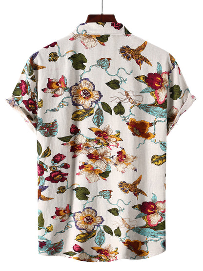 Men's Short Sleeve Floral Shirt Beach Shirt - Online Shop AU.com