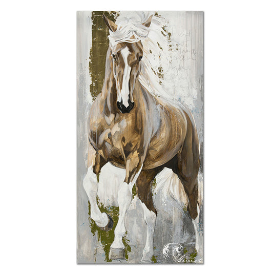 Custom Decorative Horse Painting Canvas Framed Unframed