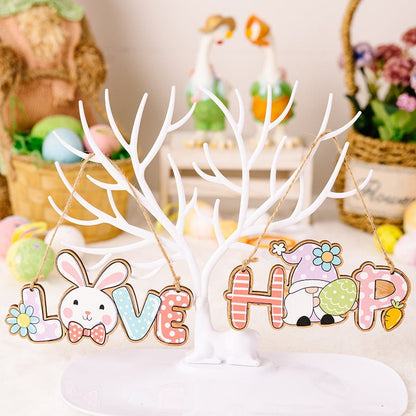 Easter Letter Wooden Hanging Widget - Online Shop AU.com - OnlineShopAU.com