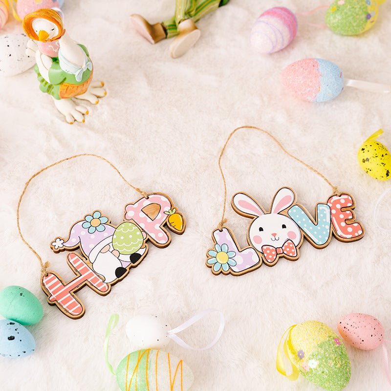 Easter Letter Wooden Hanging Widget - Online Shop AU.com - OnlineShopAU.com