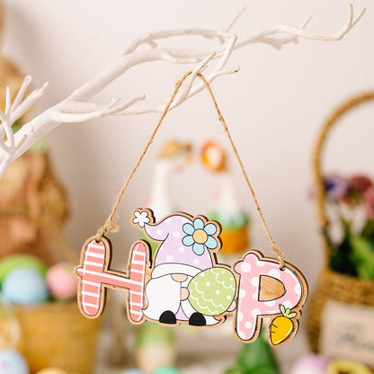 Easter Letter Wooden Hanging Widget - Online Shop AU.com - OnlineShopAU.com