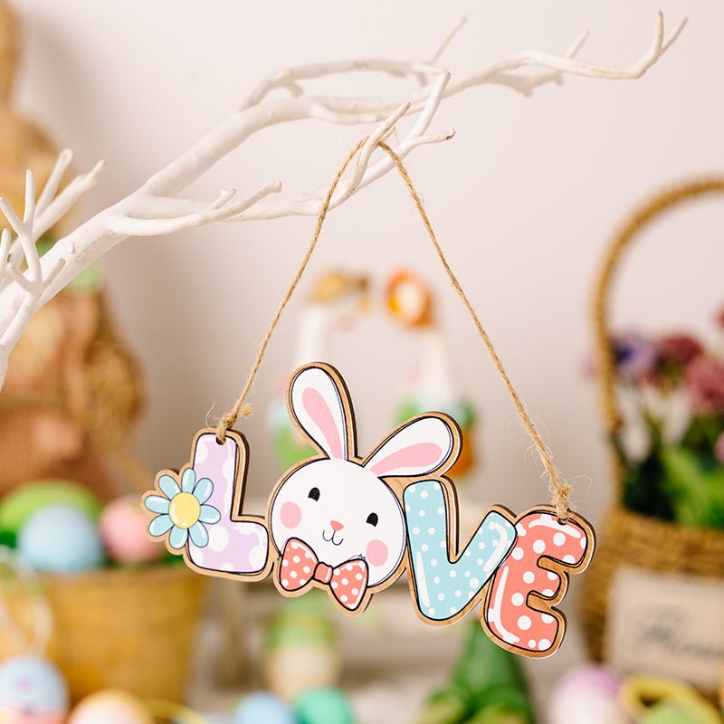 Easter Letter Wooden Hanging Widget - Online Shop AU.com - OnlineShopAU.com