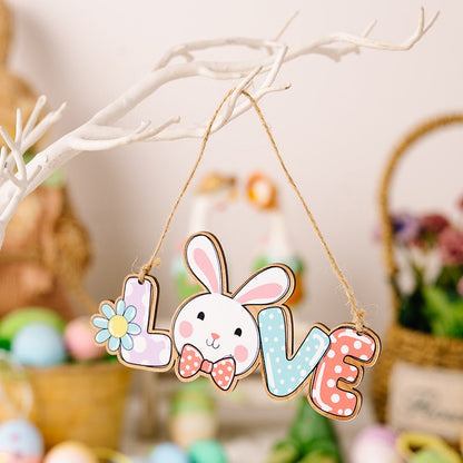 Easter Letter Wooden Hanging Widget - Online Shop AU.com - OnlineShopAU.com