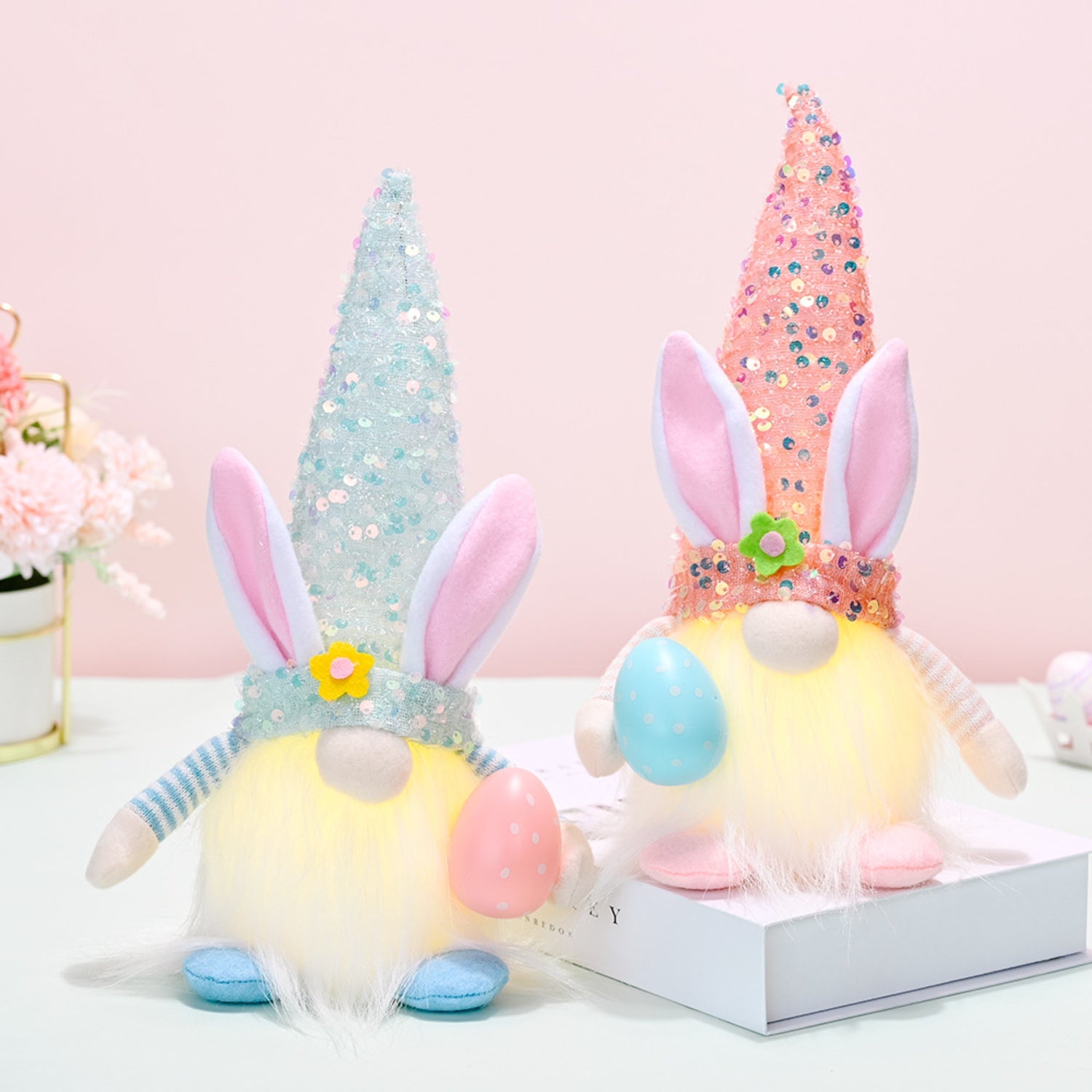 Easter Sequin Pointed Hat Faceless Gnome - Online Shop AU.com - OnlineShopAU.com