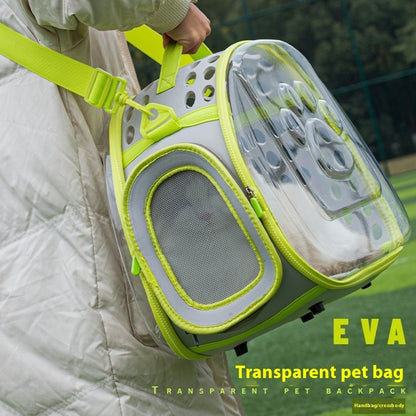 Pet Cat Transparent Bag Space Capsule Backpack