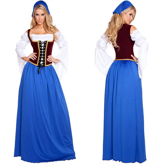 European Halloween Costume German Beer Festival Costume Bavarian National Performance Costume