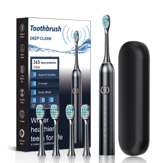 Electric Toothbrush Household 6-speed Soft Bristle Sound Wave