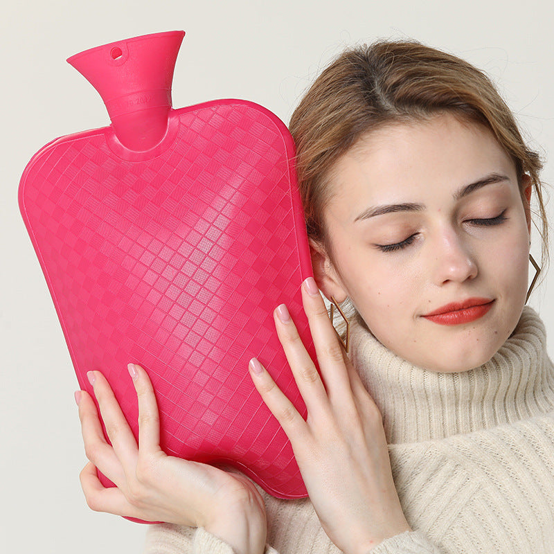 Hot Water Bottle 3000ml Large Capacity Hot Water Bag Water Injection