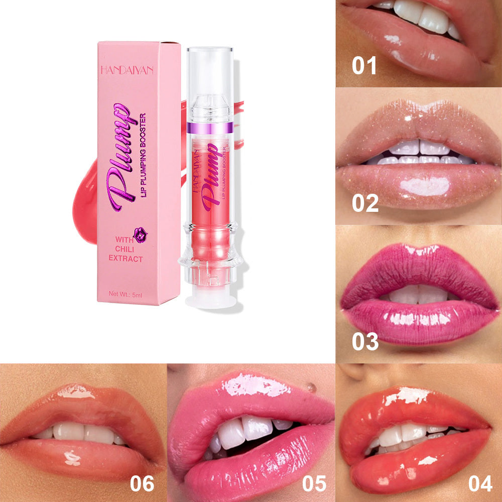 Tube Lip Rich Lip Color Slightly Spicy Lip Honey Lip Glass Mirror Face Lip Mirror Liquid Lipstick